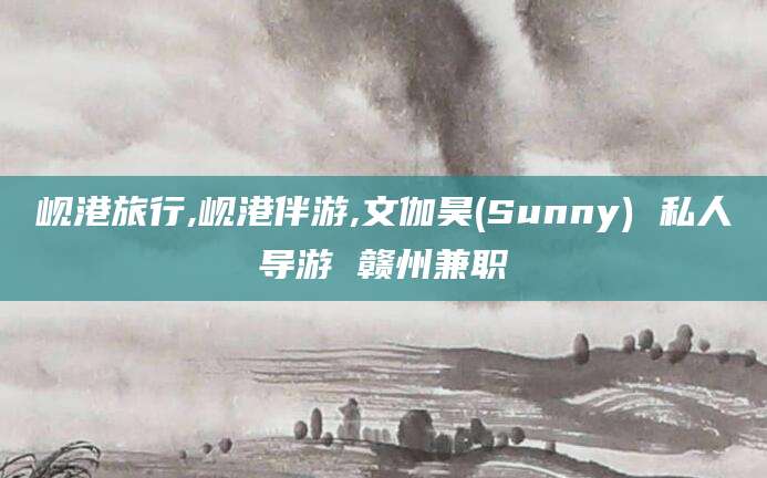 邯郸岘港旅行,岘港伴游,文伽昊(Sunny) 私人导游 赣州兼职